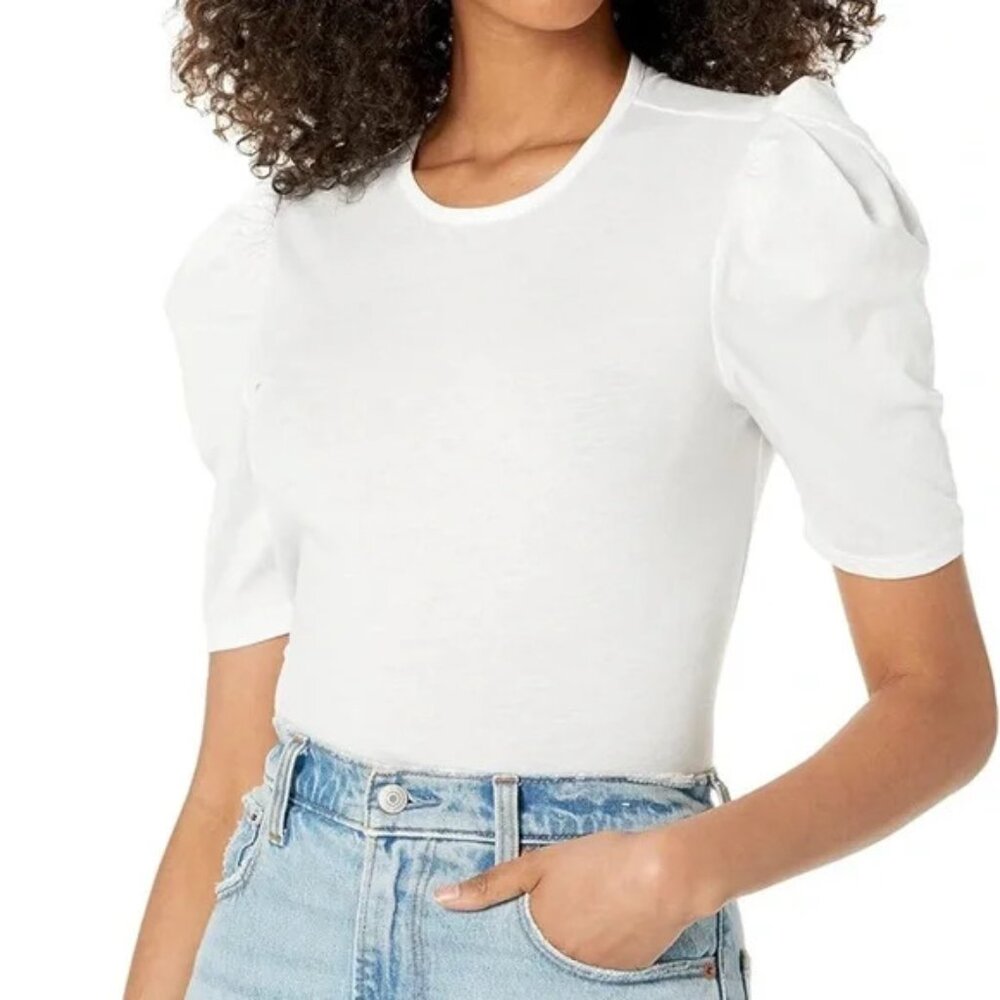 Rebecca Taylor Grey Puff Short Sleeve‎ Top